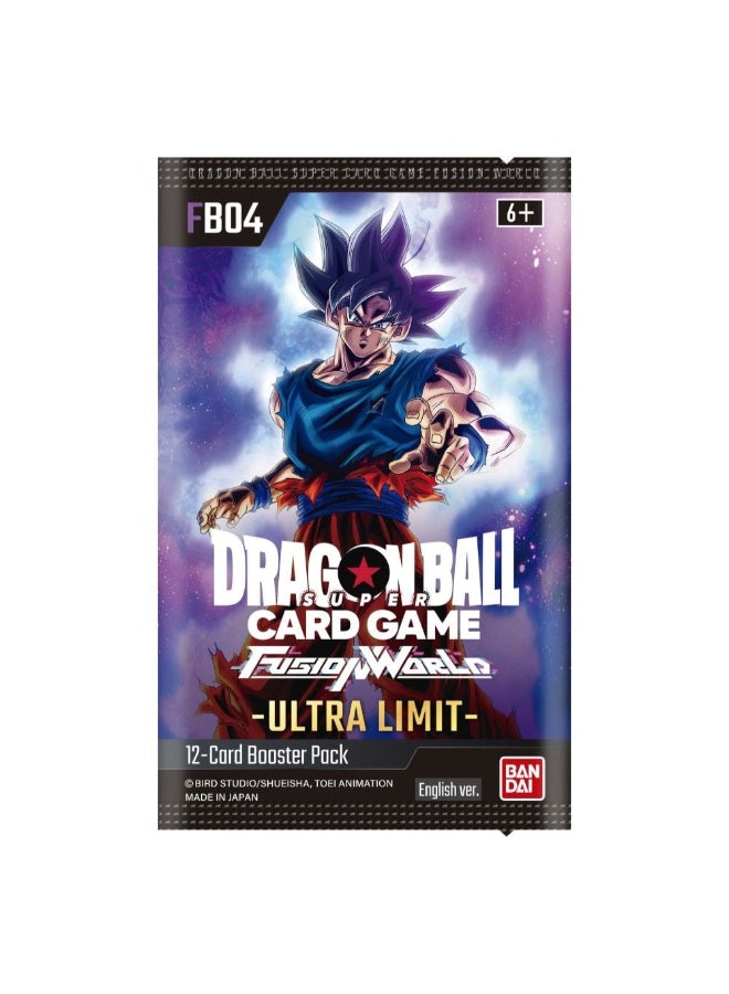 Dragon Ball Super Card Game: Fusion World Ultra Limit Booster (Random 1 Pack )